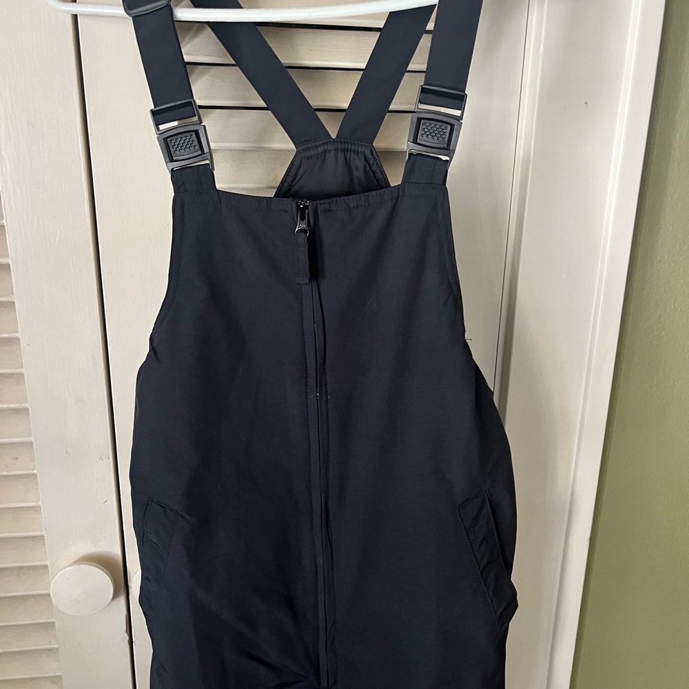 Lands end size 14 snow/ski bibs practically new.